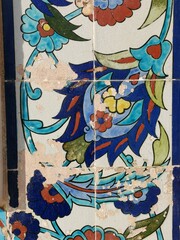 A mosaic tile from a border
