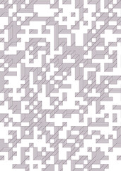 Implementation of Edward Zajec&rsquo;s &ldquo;Il Cubo&rdquo; from 1971. Essentially a Truchet tile set of 8 tiles and rules for placement art illustration