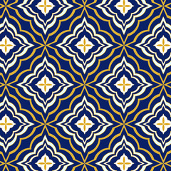 Quatrefoil Abstract Vector Pattern for Fabric, Wrapping and Wallpaper