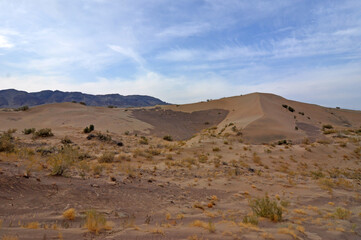 Kazakhstan.The Singing Dunes (also known as Singing Barchan).