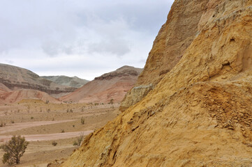Kazakhstan.The Altyn Emel National Park, Aktau mountain.