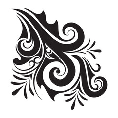 abstract floral design