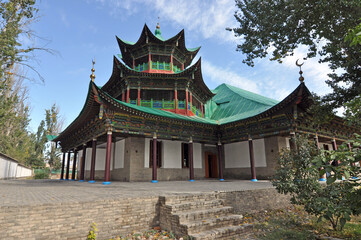 Kazakhstan.The Zharkent Mosque.