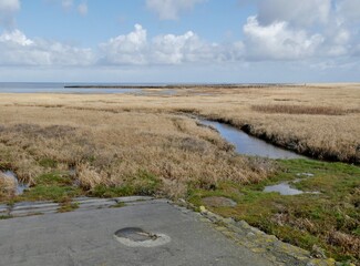 Fluss im Küstenvorland Nordsee