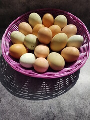 basket of eggs