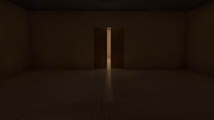 door in the dark
