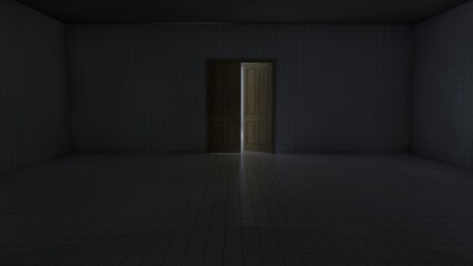 door in the dark