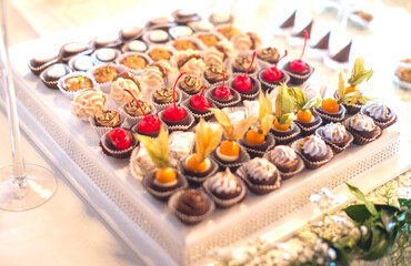 close up of a pile of candy