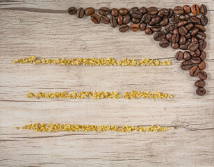 Where to write the menu in the coffee shop