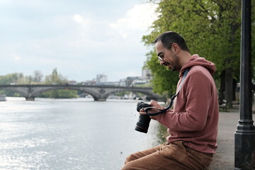 photographer at work