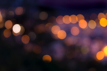 Bokeh shoy in the city