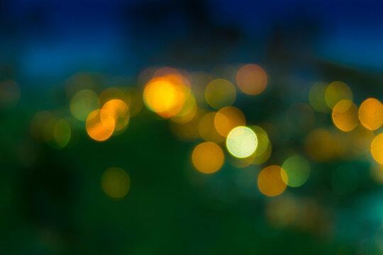 Bokeh shoy in the city