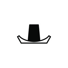 Hat, Accessory, Fashion Solid Line Icon Vector Illustration Logo Template. Suitable For Many Purposes.