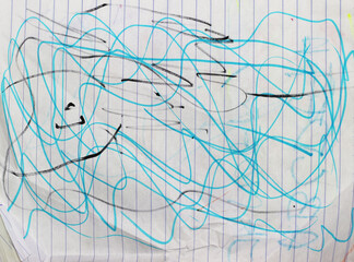 Doodle Crayon on Paper by Baby.