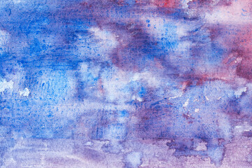 Fototapeta premium blue and violet painted background texture