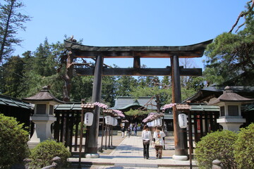 上杉神社の桜（山形県・米沢市）