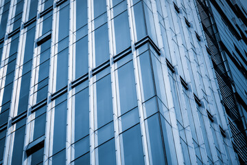 office building window close up.
