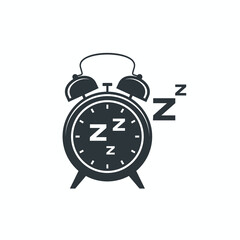 illustration of sleep time, vector art.