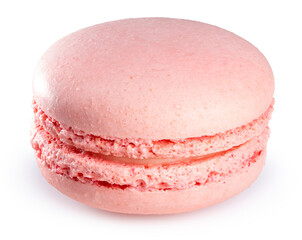  Colourful Macaron isolated on white backgroundม Macaron Isolated on White background With clipping path.