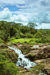 Fototapeta na wymiar natural landscape of Serra do Gandarela in Conceição do Rio Acima city, Minas Gerais State, Brazil