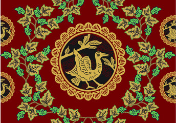 ndonesian batik motifs with very distinctive patterns. exclusive backgrounds. Vector Eps 10