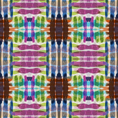 Beautiful colorful textured geometric seamless pattern 