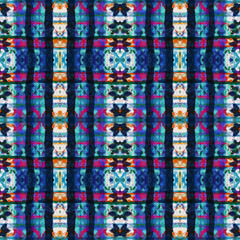Beautiful colorful textured geometric seamless pattern 