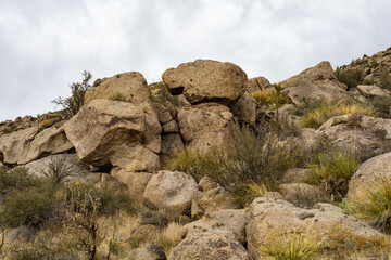 landscape with rocks
