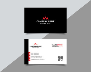 Multipurpose Creative corporate business card design Template Double side with professional Elegant