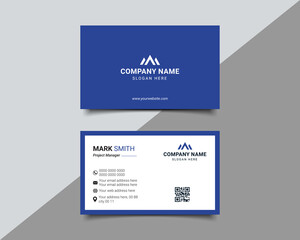 Multipurpose Creative corporate business card design Template Double side with professional Elegant