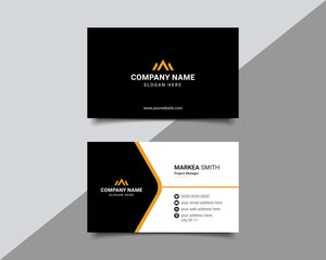 Multipurpose Creative corporate business card design Template Double side with professional Elegant