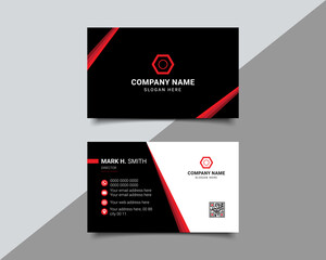 Multipurpose Creative corporate business card design Template Double side with professional Elegant