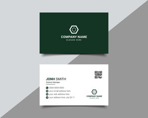 Multipurpose Creative corporate business card design Template Double side with professional Elegant