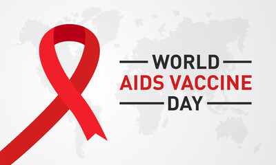 World AIDS Vaccine Day. Vector banner, poster, card and background for AIDS Vaccine