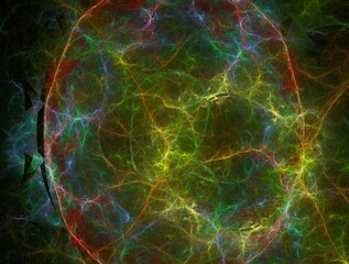 Imaginatory fractal abstract background Image