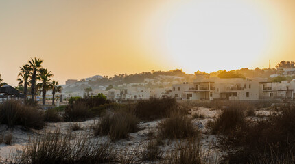 View of the beach and private villas. Outdoors