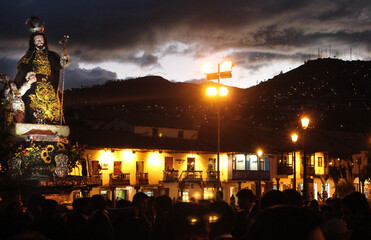 Festa religiosa em Cusco