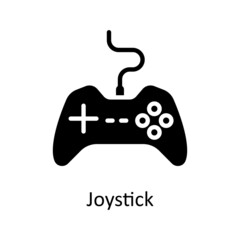 Joystick vector Solid Icon Design illustration. Creative Process Symbol on White background EPS 10 File