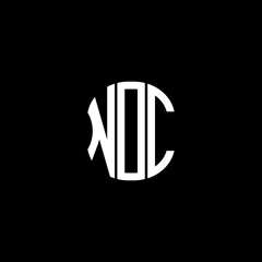 NOC letter logo creative design with vector graphic © MdAminul