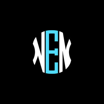 NEN letter logo creative design with vector graphic