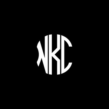 NKC letter logo creative design with vector graphic