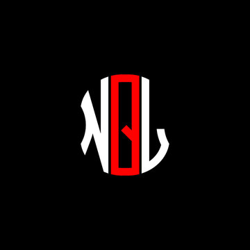 NQL letter logo creative design with vector graphic