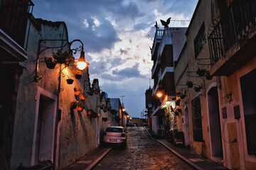 Atardecer en el pueblo
