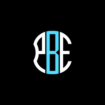 PBE letter logo creative design with vector graphic
