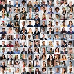 Obraz premium Business People Avatar Headshot