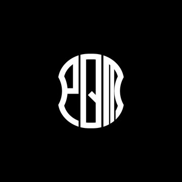 PQM letter logo creative design with vector graphic