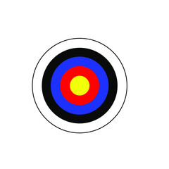 Bullseye stock illustration on white background