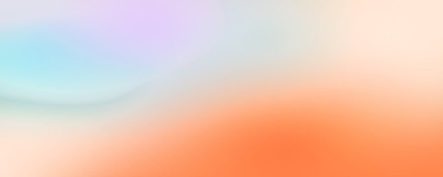 Abstract Pastel Orange Blur Background