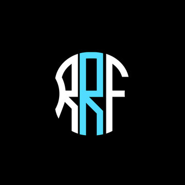 RRF letter logo creative design with vector graphic