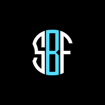 SBF letter logo creative design with vector graphic